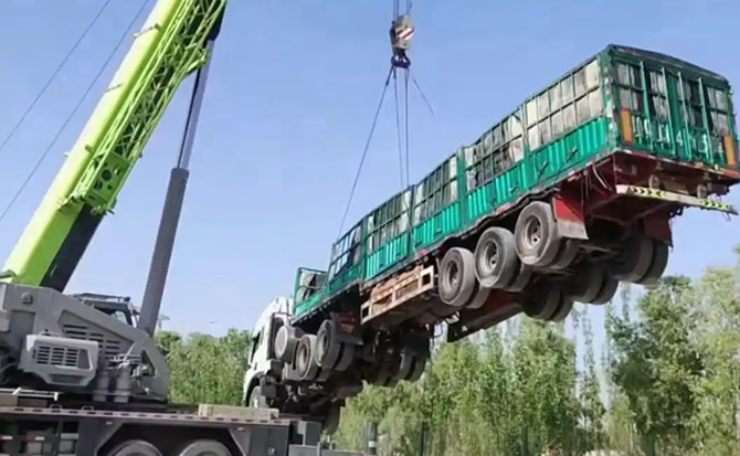 儋州道路脱困救援案例